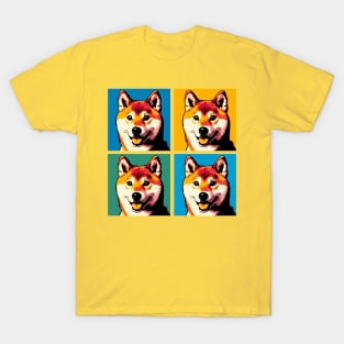 Shiba Inu Pop Art - Dog Lover Gifts T-Shirt